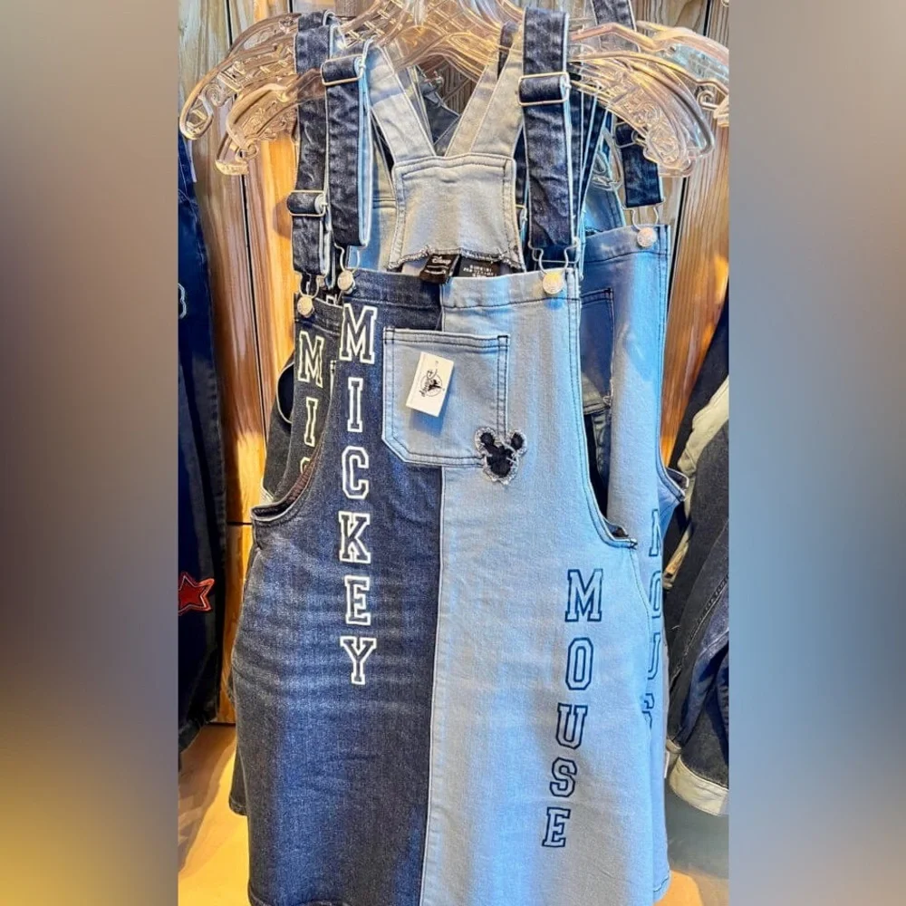 Disney Her Universe Mickey Mouse Denim Overall Dress - NWT - Picture 8 of 8